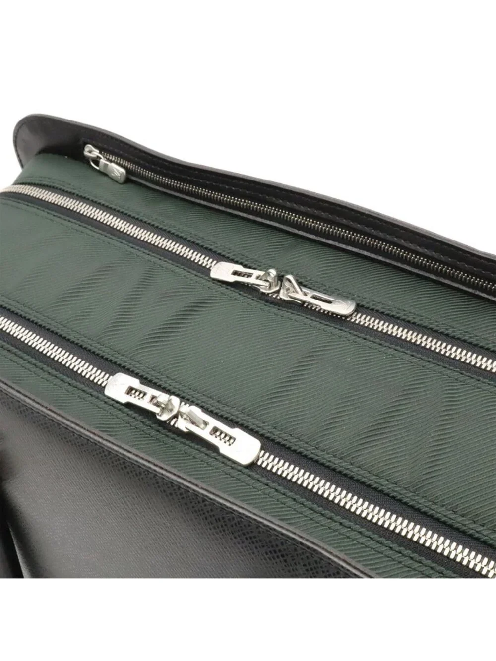 Louis Vuitton Taiga Nevski Business Briefcase Document Purse Ardoise Black